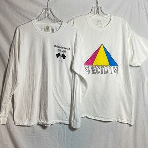 Colorguard Shirt Bundle Large White Marching Band Rhs Short Long Sleeve L Flags